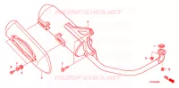 SILENCIEUX D'ECHAPPEMENT pour Honda SCOOPY 110 de 2011