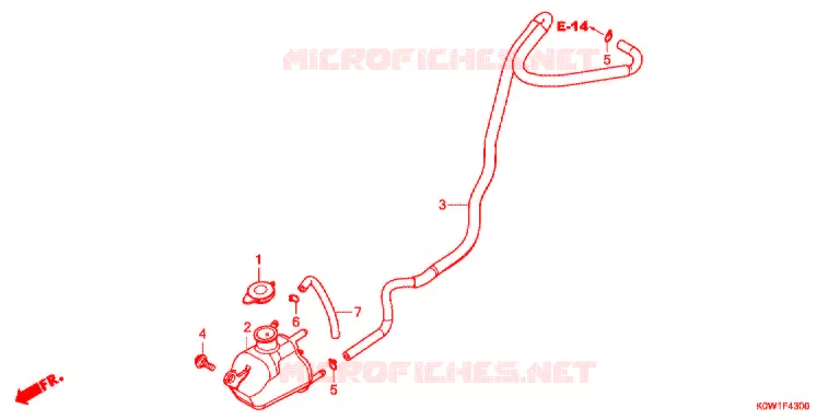 VASE D'EXPANSION Honda SCOOTER 150 ADV 2021  ADV150AL_J