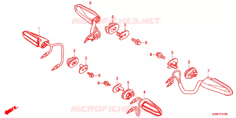 CLIGNOTANT Honda SCOOTER 150 ADV 2021  ADV150AL_J