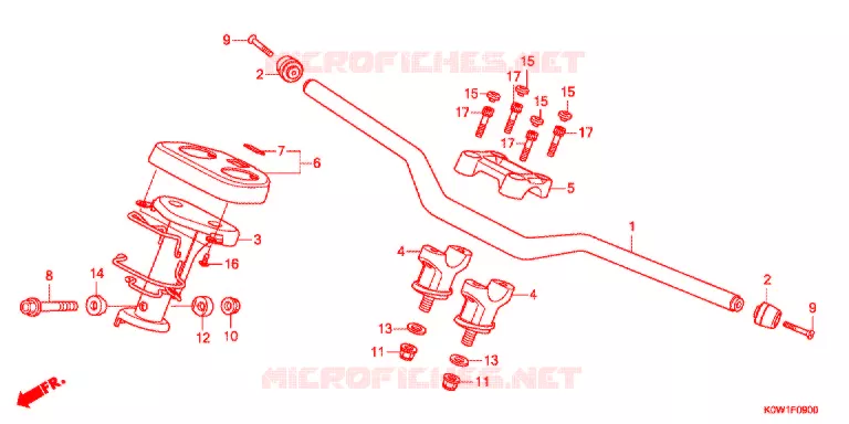 GUIDON - CARENAGE Honda SCOOTER 150 ADV 2020  ADV150AL_J