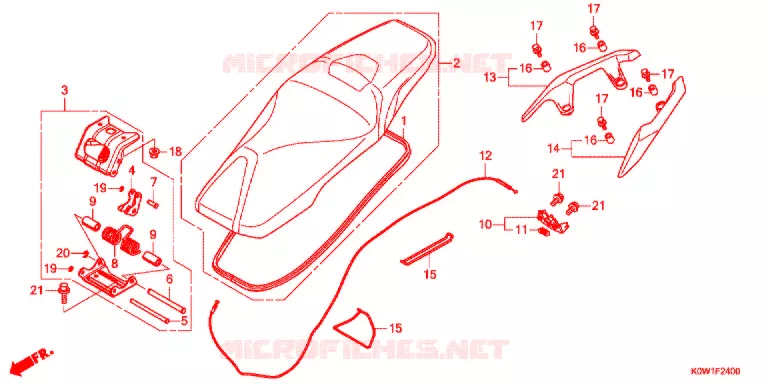 SELLE Honda SCOOTER 150 ADV 2021  ADV150AL_J