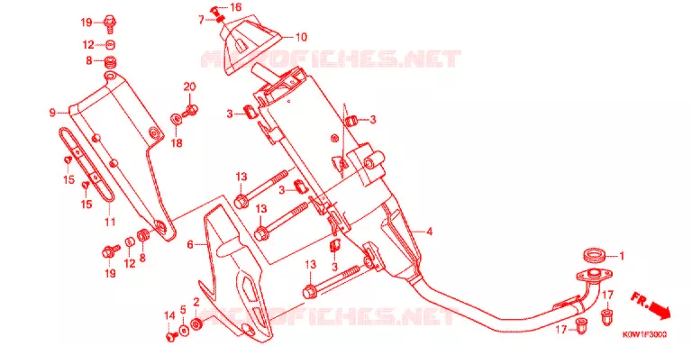 SILENCIEUX D'ECHAPPEMENT Honda SCOOTER 150 ADV 2022  ADV150AL_J