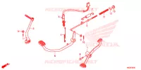 PEDALE pour Honda WAVE 110 S DISCO DE FRENO DELANTERO, RUEDAS MOLDEADAS de 2017