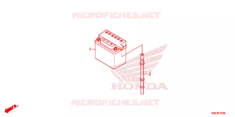 BATTERIE Honda MOTO 110 WAVE 2020  AFS110SPK