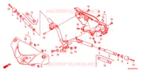 GUIDON   CARENAGE (2) pour Honda BIZ 125 PARTIDA ELÉTRICA de 2010