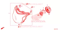 PHARE pour Honda BIZ 125 FREIO DIANTEIRO DISCO de 2018
