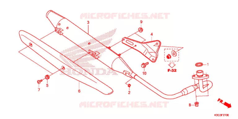 SILENCIEUX D'ECHAPPEMENT Honda MOTO 125 CUB 2021  C125AL