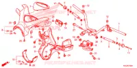 GUIDON   CARENAGE pour Honda SUPER CUB 125 ABS de 2020