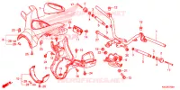 GUIDON   CARENAGE pour Honda C 125 de 2020