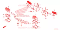 REPOSE PIED pour Honda C 125 de 2020