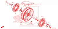 ROUE AVANT pour Honda CB 1000 R ABS de 2020