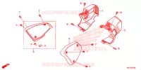 COUVERCLE LATERAL pour Honda CB 1000 R ABS de 2020