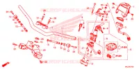 GUIDON   TE DE FOURCHE pour Honda CB 1000 R ABS de 2020