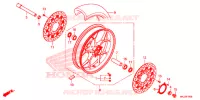 ROUE AVANT pour Honda CB 1000 R ABS de 2020