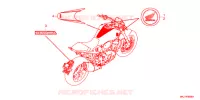 AUTOCOLLANTS pour Honda CB 1000 R de 2020