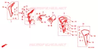 OUIES DE RADIATEUR pour Honda CB 1000 R de 2020