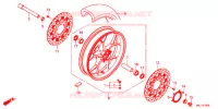 ROUE AVANT pour Honda CB 1000 R de 2020