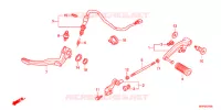 PEDALE pour Honda CB 1300 SUPER BOL DOR SP de 2019