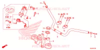 GUIDON   TE DE FOURCHE pour Honda CB 125 TWISTER LA de 2021