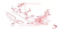 SILENCIEUX D'ECHAPPEMENT pour Honda CB 125 TWISTER LA de 2021