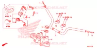 GUIDON   TE DE FOURCHE pour Honda CB 125 TWISTER de 2018