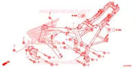 CADRE pour Honda CB 125 TWISTER 4LA de 2018