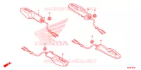 CLIGNOTANT pour Honda CB 190 R REPSOL de 2017