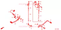 PEDALE pour Honda CBR 1000 RR de 2020