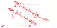 CLIGNOTANT pour Honda AFRICA TWIN 1100 ADVENTURE SPORT LOWER de 2020