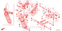 AMORTISSEUR ARRIERE pour Honda AFRICA TWIN 1100 ADVENTURE SPORT LOWER de 2020