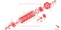 EMBRAYAGE (CRF1100A/A4/AL/AL2/AL4) pour Honda AFRICA TWIN 1100 ADVENTURE SPORT LOWER de 2020