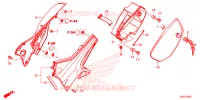 COUVERCLES LATERAUX (CRF250RL/RLA) pour Honda CRF 250 RALLYE ABS de 2020