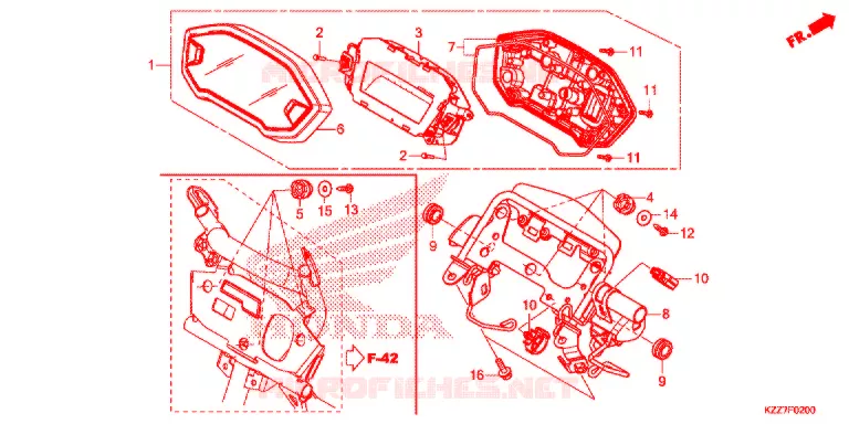COMPTEUR Honda MOTO 250 CRF 2020  CRF250RLAL