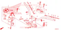 GUIDON   TE DE FOURCHE pour Honda CB 250 TWISTER de 2018