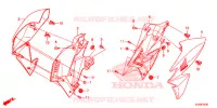 OUIES DE RADIATEUR pour Honda CB 250 TWISTER CBS de 2018