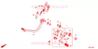 PEDALE pour Honda MSX 125 de 2020