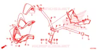 GUIDON   CARENAGE pour Honda FORZA 250 ABS de 2018