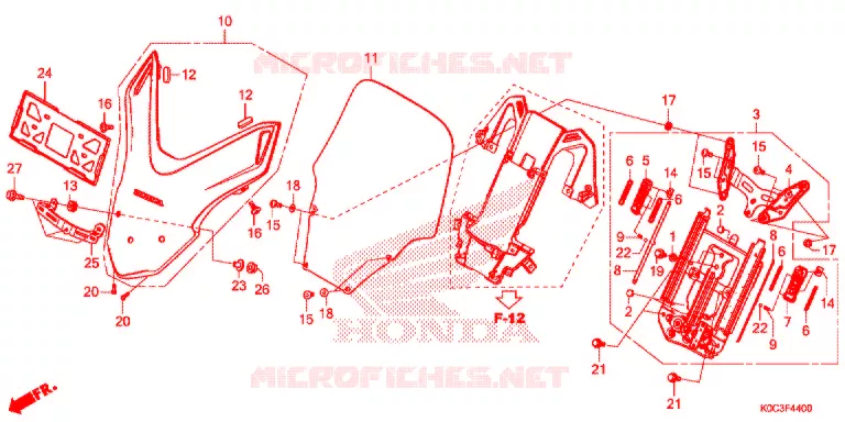 PARE BRISE Honda SCOOTER 250 FORZA 2019  NSS250AL