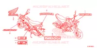 AUTOCOLLANTS pour Honda NAVI 110 de 2016