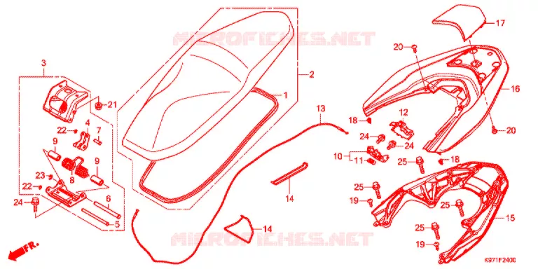 SELLE Honda SCOOTER 150 PCX 2020  WW150L