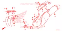 SILENCIEUX D'ECHAPPEMENT pour Honda XR 250 TORNADO 3LA de 2018