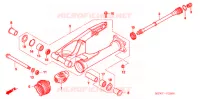 BRAS OSCILLANT pour Honda DEAUVILLE 700 ABS de 2007