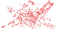 CADRE pour Honda DEAUVILLE 700 ABS de 2007