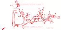 LEVIER DE GUIDON   CABLE   COMMODO pour Honda DEAUVILLE 700 ABS de 2007