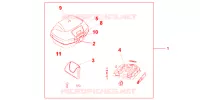 TOP CASE 45L pour Honda DEAUVILLE 700 ABS de 2007