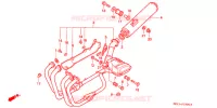 SILENCIEUX D'ECHAPPEMENT pour Honda BIG ONE 1000 de 1995