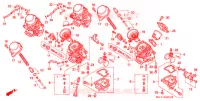 CARBURATEUR (PIECES CONSTITUTIVES) pour Honda BIG ONE 1000 de 1995