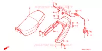 SELLE pour Honda BIG ONE 1000 de 1995