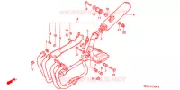 SILENCIEUX D'ECHAPPEMENT pour Honda BIG ONE 1000 de 1995