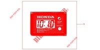 HORLOGE: 3,5 X 2,3 X 1 CM pour Honda CBR 125 de 2005